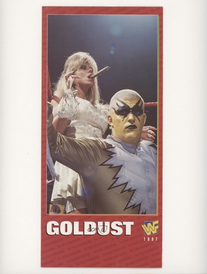 1996-98 WWF Magazine Cards Bookmarks Goldust #GODU Rookie | eBay