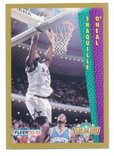 SHAQUILLE O'NEAL 1992-93 FLEER SLAM DUNK #298 ORLANDO MAGIC MINT A