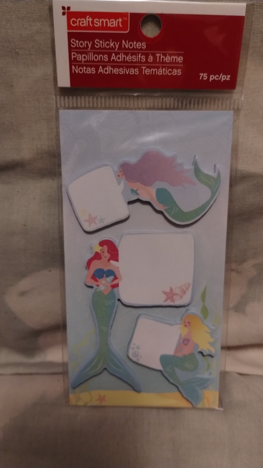 Craft Smart Mermaid Themed Story Sticky Notes - New Stationery-image
