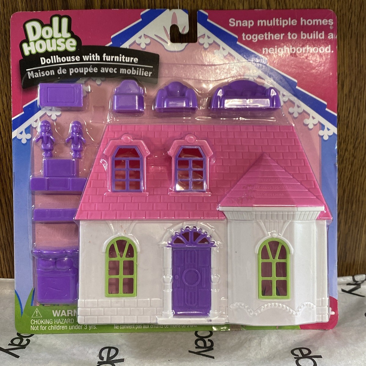 Greenbrier International Mini Doll House with Furniture Greenbrier International Mini Doll House with Furniture