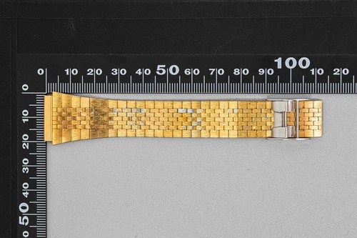 *Exc+4* Vintage OMEGA 2065 19mm Men's Watch Gold Bracelet Slide Clasp From Japan - Picture 10 of 12