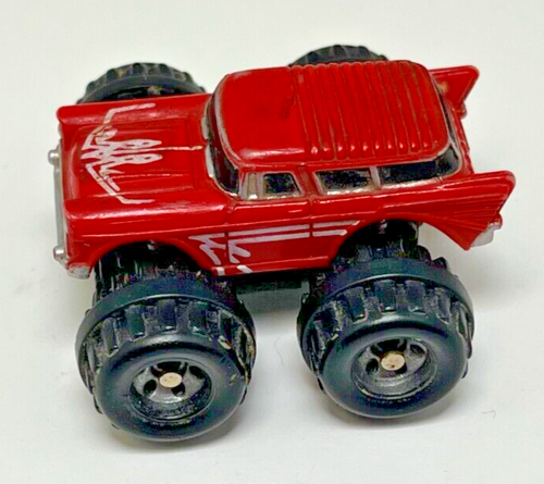 Micro Machines '57 Chevy Nomad Monster Truck 4x4 Red Galoob 1987 Vintage - Picture 9 of 15