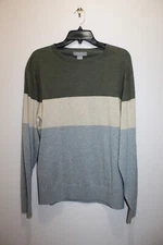 DANIEL CREMIEUX SIGNATURE MENS CASUAL SWEATER 100% SUPIMA COTTON SIZE L