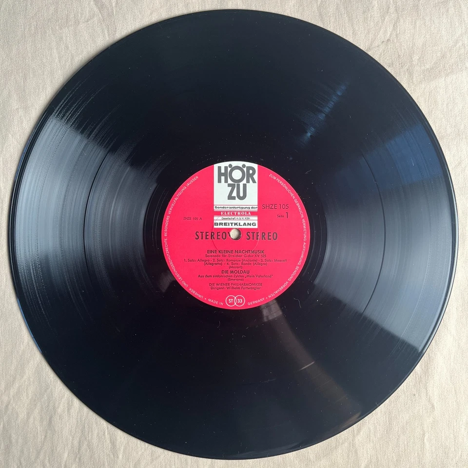 FURTWANGLER Unvergessen 1964 Import Vinyl LP HOR ZU SHZE 105 - VG+ - Image 3 of 4