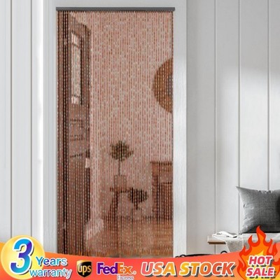 Beaded Curtain Door String Curtains for Doorways Tassels Beads Hanging Fringe