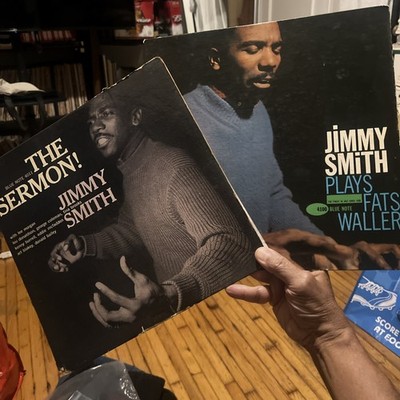 JIMMY SMITH  LOT of TWO(2) LP s  PLAYS FAT WALLER & THE SERMON VG