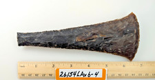 6.75" Stone Ax Head, Tomahawk Head, Lakota Style - Pow-Wow - Hand Knapped Agate