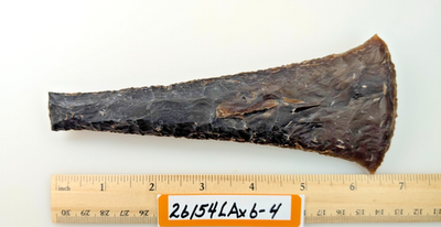 #ad 6.75quot; Stone Ax Head Tomahawk Head Lakota Style Pow Wow Hand Knapped Agate $22.50