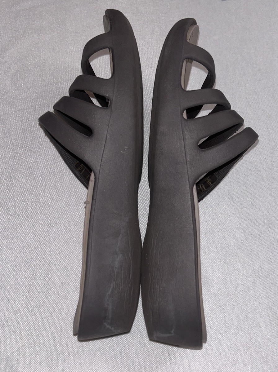 Crocs Rhonda Low Wedge 4 Strap Sandal Brown Women’s Size 7 View 5