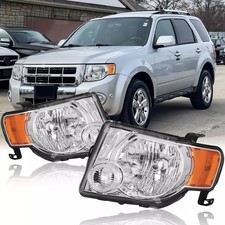 Headlights Assembly DOT Approved For 2008-2012 Ford Escape Limited XLS XLT SUV R