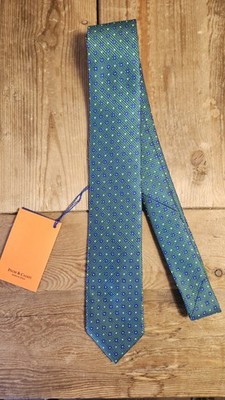 Pauri & Casati 100% Silk Tie. Geo Print Made in Italy $25 NWT