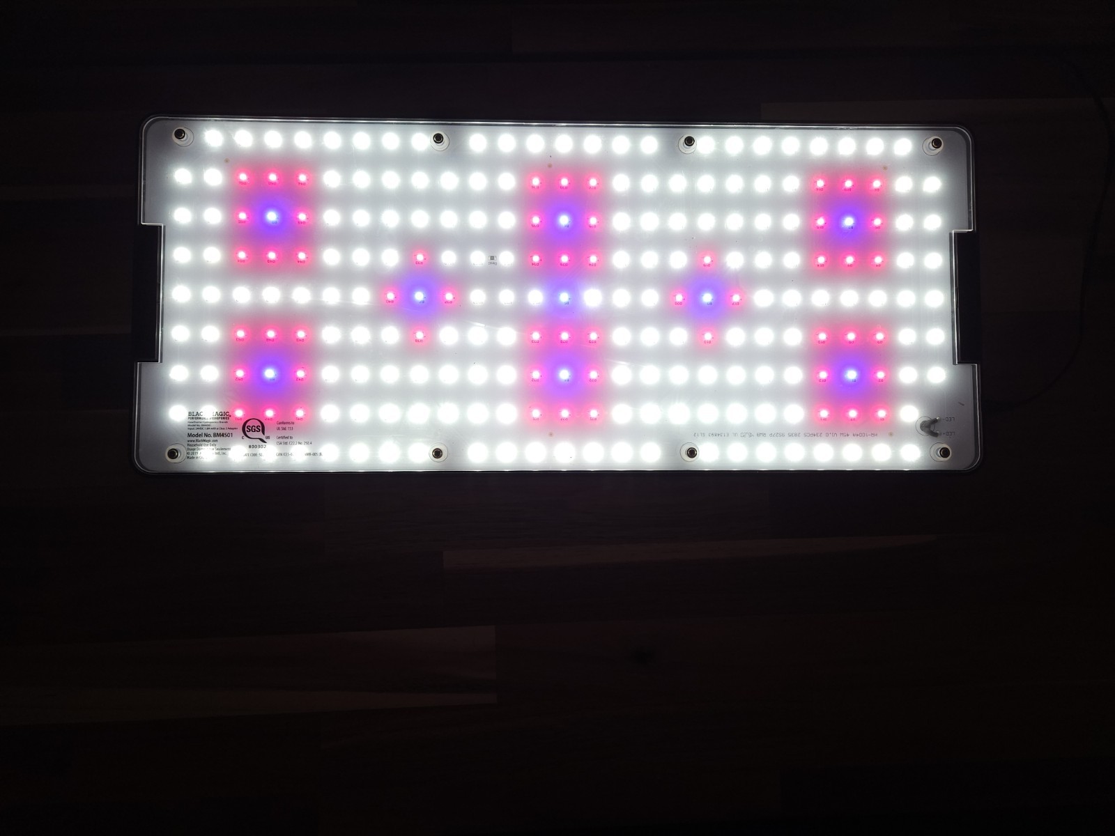 Black Magic Performance Hydroponics 45W LED Grow Light