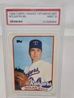 Nolan Ryan 1989 Topps Traded Tiffany PSA 9