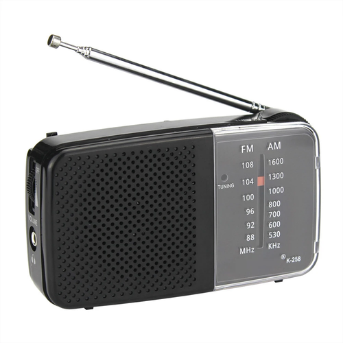 AM/FM Radio with Speaker Portable Radio with Strap Mini Transistor ...