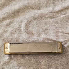 Blessing Chromatic Harmonica Silver Metal High Polish Chrome Finish