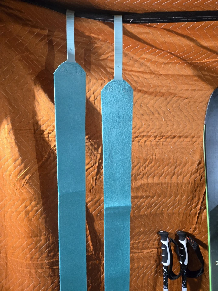 Diseño de configuración completo Telemark 22 fijaciones Elan Ripstick esquís Pamoca Skins Foto 4 de 4