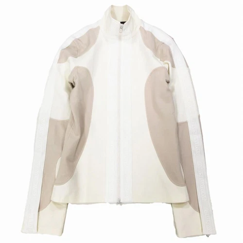 LOUIS VUITTON（LV） Giacca pista 22AW LOUIS VUITTON Louis Vuitton logo nastro zip bianca taglia XS uomo