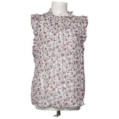 Bcbgmaxazria, Top, Größe: M, Weiß/Mehrfarbig, Metallfaser/Modal/Seide #mDI