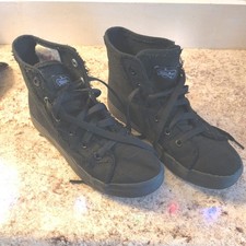 Revolution Dance Black Hip Hop Shoes Size 3A Girls Youth