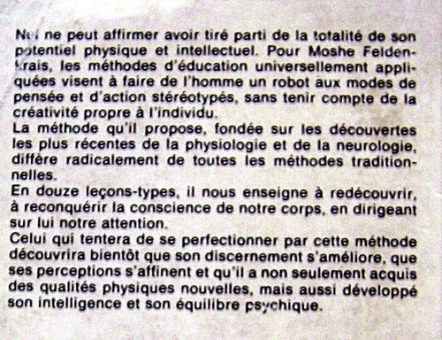 Rare. Collector. La santé en 12 leçons. Feldenkrals. Marabout. 1971. - Picture 2 of 9
