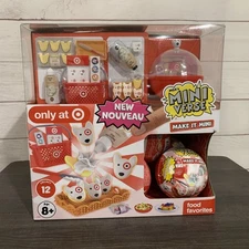 Mini Verse Make It Mini Target Food Favorites LOT OF 10 BLIND BALLS & Display