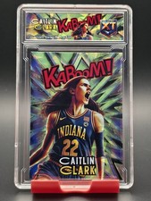 Caitlin Clark SSP Blue & Green Ice Refractor By Collectors XT