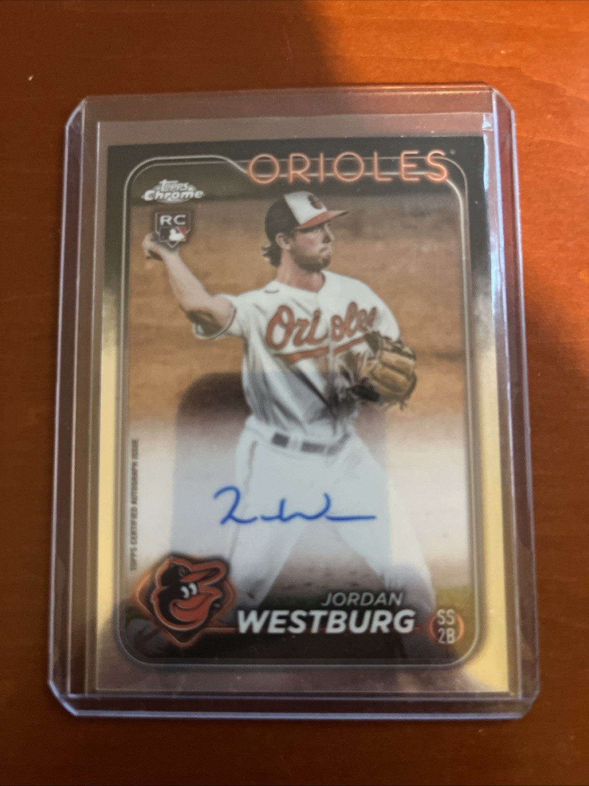 2024 Topps Chrome - Rookie Autographs Jordan Westburg #RA-JWE (AU, RC)