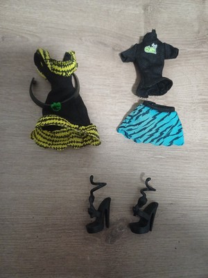 Monster High Doll CAM Create A Monster Clothing Shoe Lot, Cat, Witch