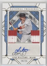 2022 Panini National Treasures Diamond Duals 24/25 Luke Williams Auto 1cx3