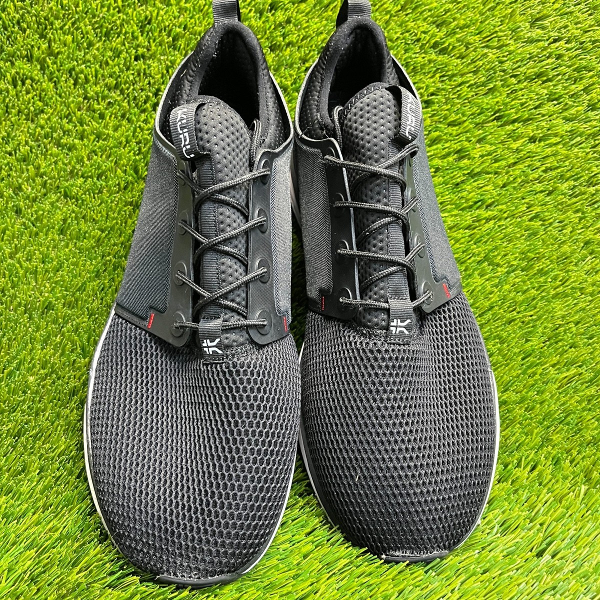 Kuru Atom Mens Size 14 Black White Athletic Running Walking  display picture 3