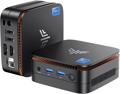 Essenx E1 Mini PC,W-11 Pro 12th N97 Mini Computer(Beat N150,up to 3.6GHz),Min...