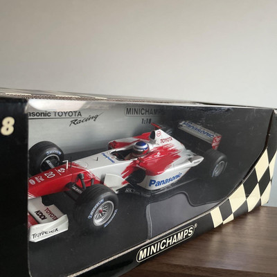 新品美品　ミニチャンプス1/18パナソニックトヨタレーシング2003 O.パニス Mini Champs 1/18 Panasonic Toyota Racing 2003 O. Panis | eBay
