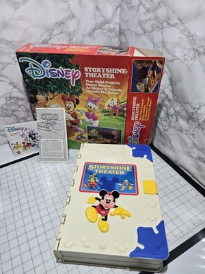 Disney Projektion Storyshine Theater Bilderbuch mit Szenen & Kassetten Vintage 