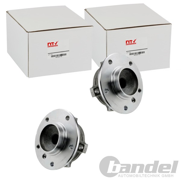 2X NTY RADLAGER-SATZ Hinten Vorne Beidseitig Passend FÜR BMW 1 2 3 I3 I8 X1 X2-image