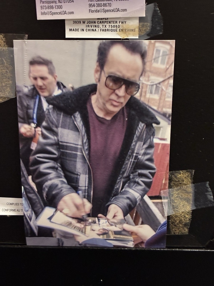 Nicolas Cage Con Air 8x10 Jsa Photo | eBay
