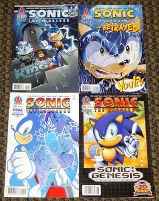 2011 ARCHIE SONIC THE HEDGEHOG #219 220 221 226 COMIC BOOK SEGA GENESIS SALLY