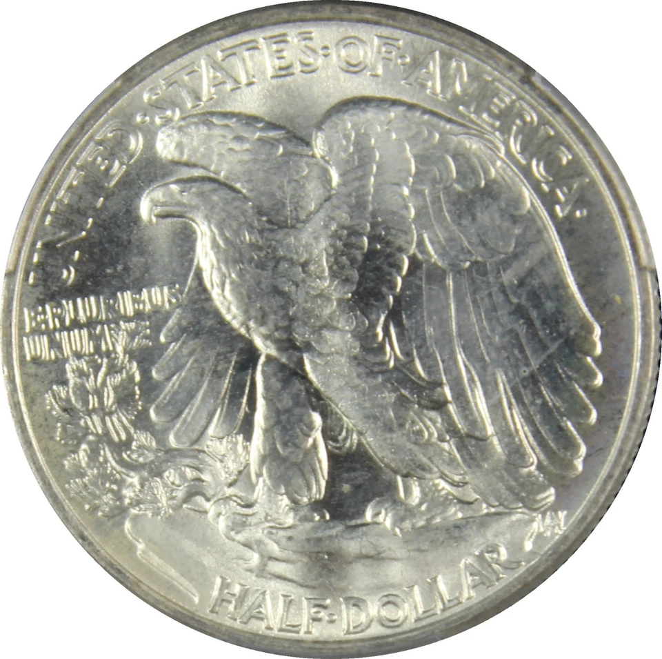 1946 MS65 Walking Liberty Half Dollar, PCGS 40128160 - Image 2 of 4