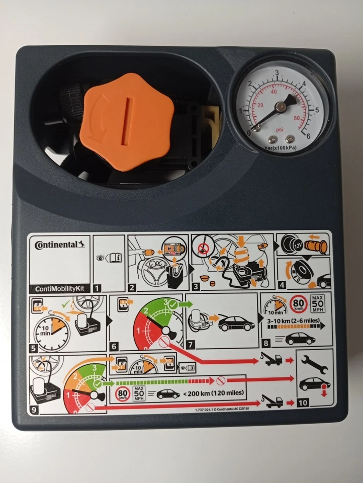 GENUINE CONTINENTAL TYRE PUMP, AIR COMPRESSOR !!!NEW!NEW!!!
