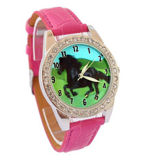 Kids Watches Quartz Leather Strap Wrist Watch...