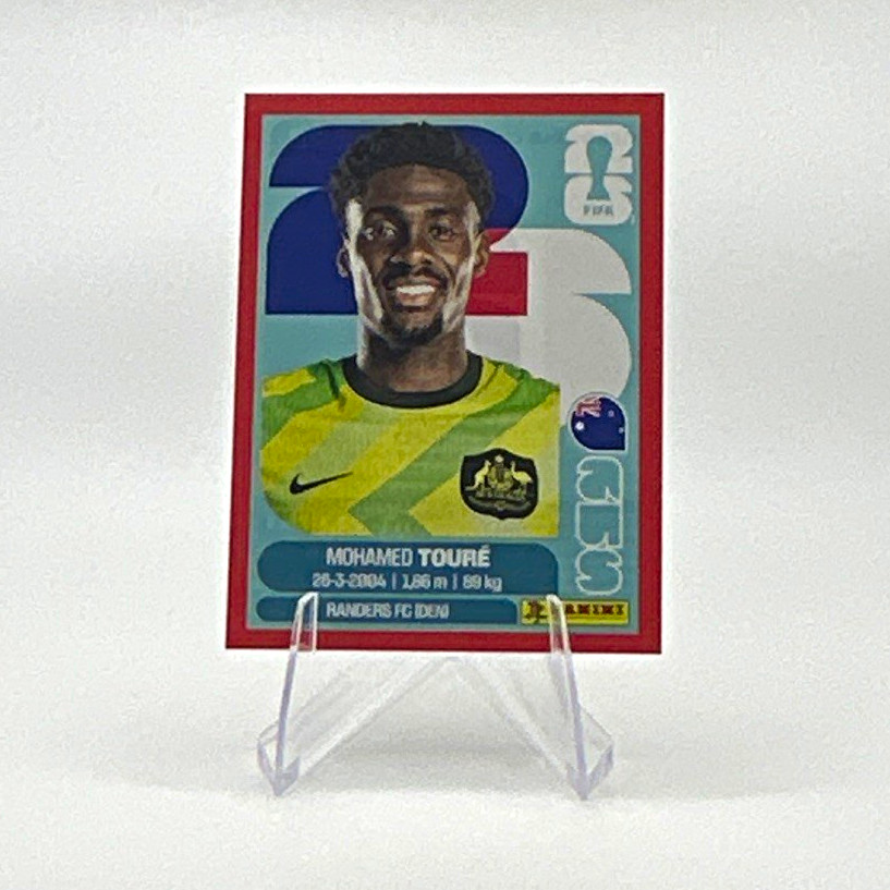 Panini FIFA World Cup 2026 Mohamed Touré Australia #AUS 20 Rookie