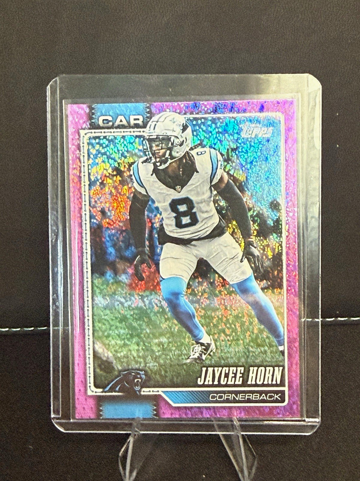 2026 Topps Flagship Jaycee Horn Pink Holo Foil  PR/1200   #211  Panthers