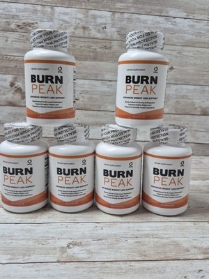 Burn Peak-Advanced Weight Management Fat Burner (30 Caps) 6 Bottles Exp. 10/2028
