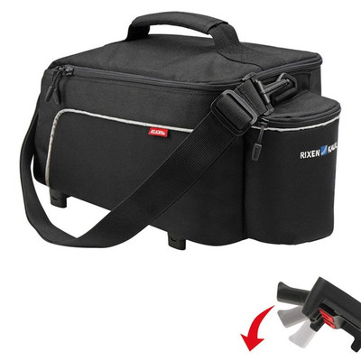Rear bicycle bag with adapter and plate included KLICKFIX RACKPACK LIGHT 37X19X1