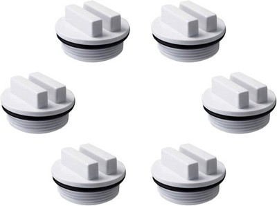 ATIE 1.5'' Threaded Pool Spa Return Line Winterizing Plug & Filter Drain Plug... 