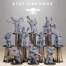 Scavenger Vicars Grimdark 3D Printed Miniatures Station Forge 16k