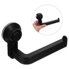  2 Pcs Schwarzer Toilettenpapierhalter Handtuchring Für Badezimmer