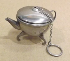 Vintage Silverplate Teapot Loose Tea Infuser