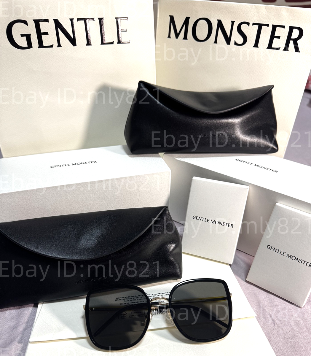 GentleMonster Sunglasses Bi Bi 01 Black Frame Black Lenses | eBay