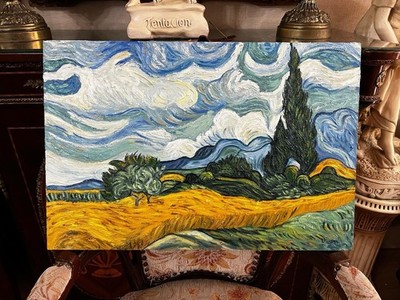 Vincent Van Gogh - Amazing Oil Painting - Signed - Stamped - A1 | eBay