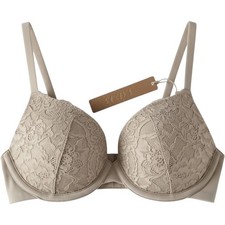 Skims Fits Everybody Lace T-Shirt Bra Stone BA-TSH-4668 42DD